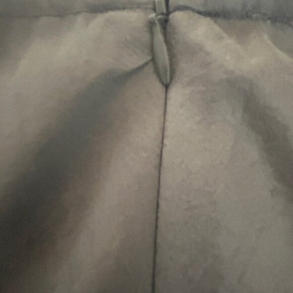 Eileen Fisher midi-length grey skirt with soft sheen, pp. - Picture 4 of 6